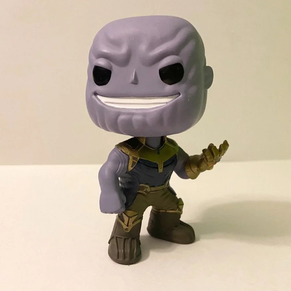 2017 Funko Marvel Avengers Infinity War Thanos Bobble Figure 5 Inch Tall Loose